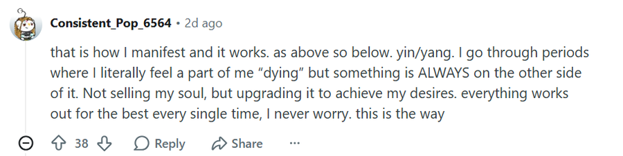 A reader's Reddit comment about 41 Laws of Simulation